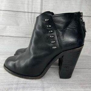 Rag & Bone Alwyn Leather Studded Heel Ankle Boots